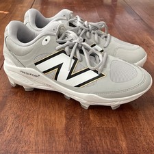New Balance Fresh Foam X 3000v7 tacchetta da baseball sagomata grigio bianco PL3000G7 8 LARGHE