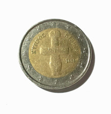 Moneta 2 EURO CIPRO 2008-ΚΥΠΡΟΣ KIBRIS-IDOL DA POM  Grecia Con Errori Di Conio