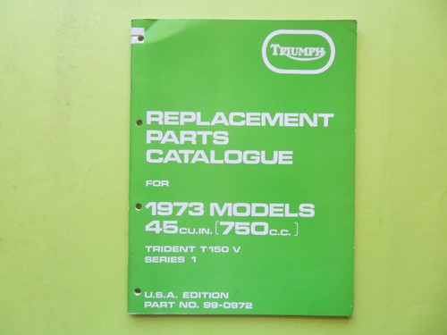 Catalogo ricambi triumph - catalogo,