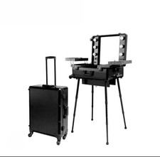 POSTAZIONE MAKE UP VALIGIA TROLLEY TRUCCO TRUCCATRICE VISAGISTA PROFESSIONALE