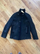 Gucci Shearling Suede Leather