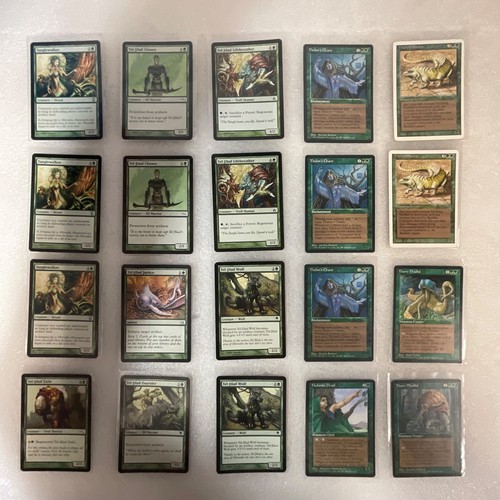 Lotto carte mtg verde - lotto,