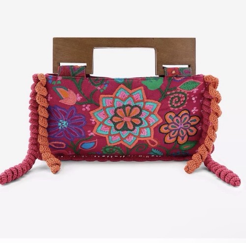 Zara borsa floreale ricamata - zara,