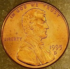 ? VARIETÀ NON CIRCOLATA (RD) I995-D LINCOLN CENT DDO DDR