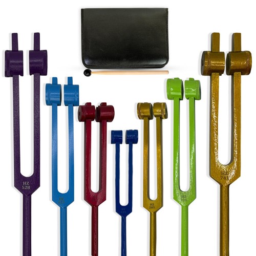 Set forchette tuning chakra - forchette,