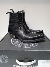 ORIGINALS NEW ROCK BOOTS M.7953-S4 BLACK - TG.39 - UTILIZZATI RARAMENTE