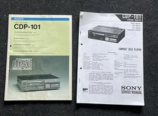 SONY CDP-101 OPERATING + Manuale di servizio Manuale per riparazioni