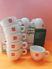 ILLY CAFFÈ 1 TAZZA CAPPUCCINO TÉ ORZO LOGO ROSSO IPA PORCELLANA CUPS COFFEE 