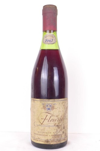 Fleurie quinson rouge 1967 - fleurie,