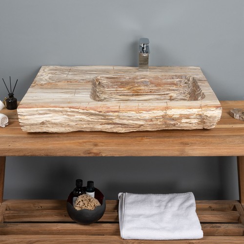 Lavabo appoggio legno - da,