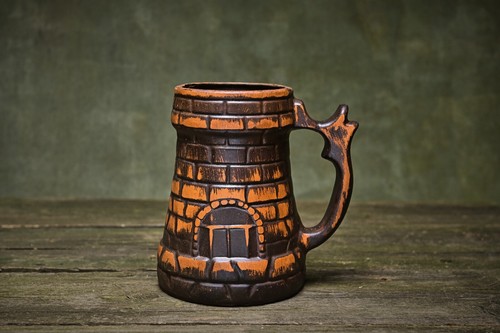Tazza birra ceramica - tazza,