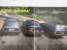 Clipping Ritaglio Articolo 1985 FORD SIERRA 20i 1.8 vs 2.3 DIESEL SW - Confronto