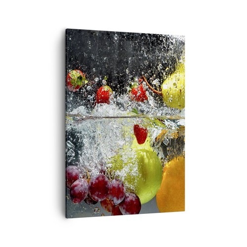 Quadro tela 50x70cm frutta - tela,