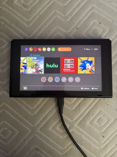 Nintendo switch black handheld - black,