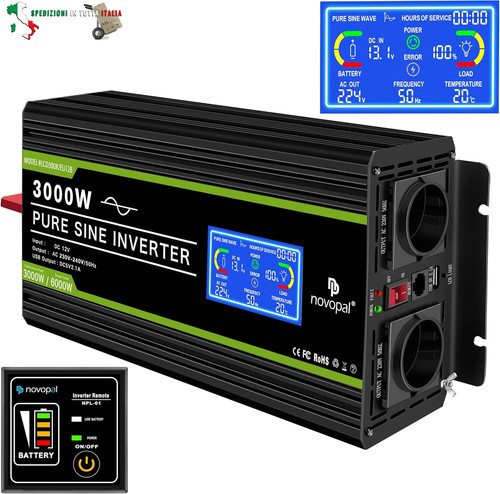 3000w onda sinusoidale pura - 3000w,