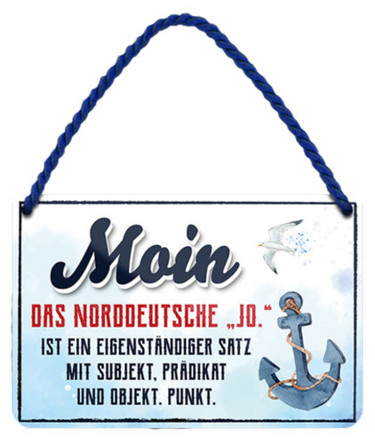 Moin das norddeutsche jo - ''moin., 'jo'