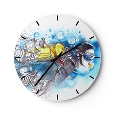 Orologio da Parete in Vetro