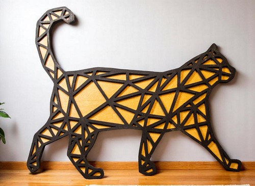 Decorazione parete legno - da,