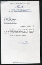 Autografo Arte Mino Ceretti Pittore