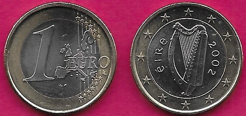 Irlanda euro 2002 unc - irlanda,
