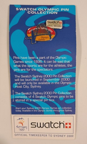 Spilla olimpica swatch vintage - spilla,