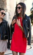 ZARA ABITO CORTO ROSSO ABITO