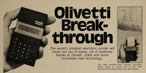 Olivetti logos handheld - 9,