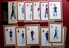 Vecchie Uniformi della Accademia Militare P. Giannattasio 16 Tavole Roma 1974