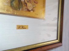 Serigrafia su oro di Enrico