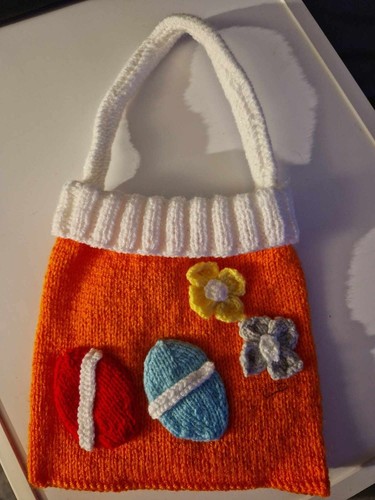 Borsa pasquale lavorata a - borsa, 8"