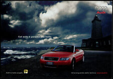cartolina pubblicitaria PROMOCARD n.3757 AUDI A4 CABRIOLET AUTOMOBILE