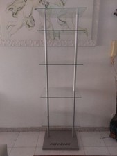 Espositore In Alluminio E Vetro 5 Ripiani