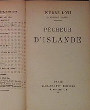 Pierre loti PECHEUR D'ISLANDE calmann levy 