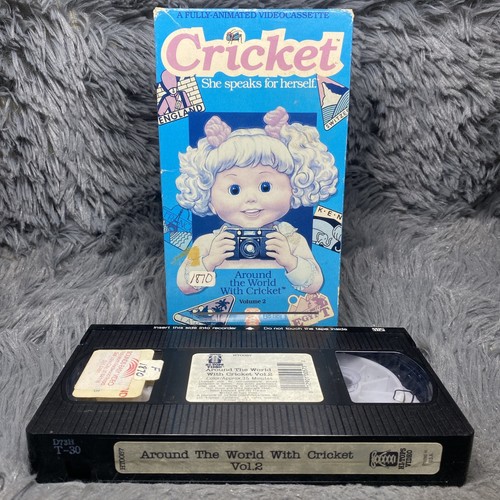 Cricket vhs tape 1987 - cricket, around