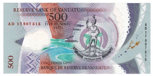 Banconota vanuatu 500 - 500, vatu