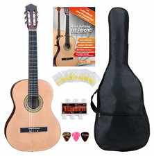 Enorme Starter Set 1/2 Chitarra Classica da Concerto, per Bambini dai 5-9 Anni