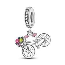 Charm pendente bicicletta con - charm,