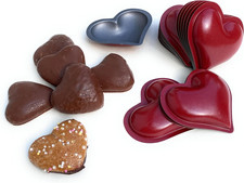 Set 20 Stampi Antiaderenti a Forma di Cuore per Torte Muffin e Dolci