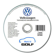 Volkswagen Golf VI (2008-2012)  manuale officina riparazione su cd