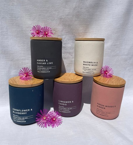 Candele profumate naturali