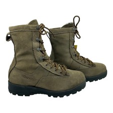 Stivali militari Belleville 675ST TG.10.5W uomo suola Vibram punta acciaio scamosciati nuovi con etichette