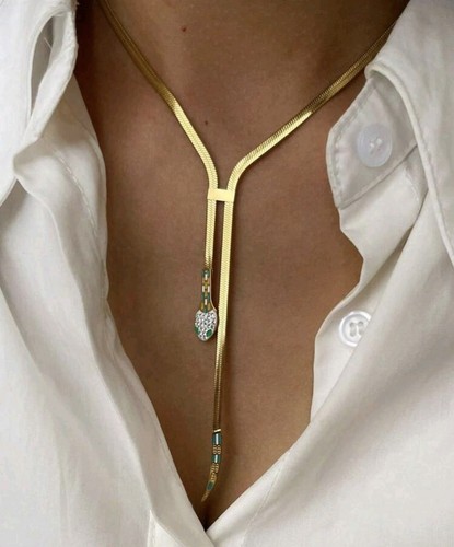 Collana snake serpente dorata - collana,