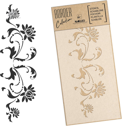 Stencil pittura bordi pareti - stencil,