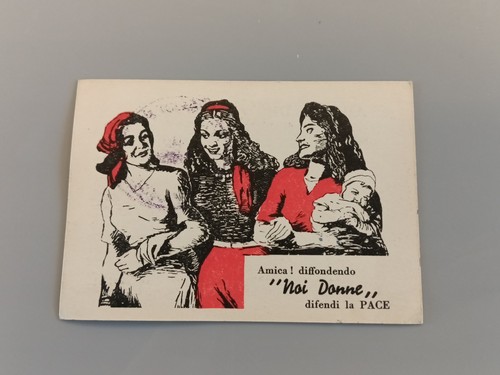 Italian women union - card, udi