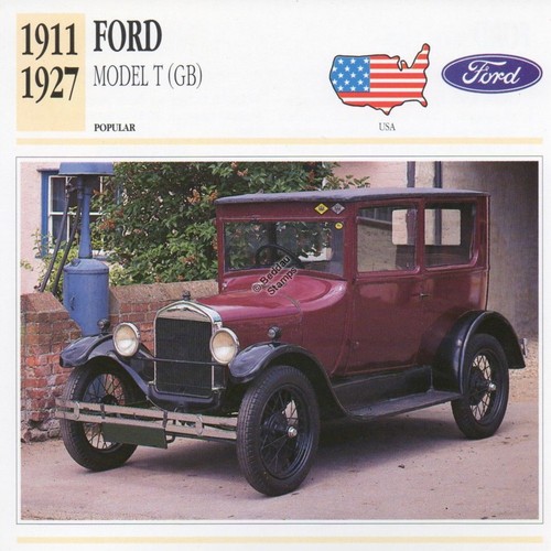1911 1927 ford model - 1911-1927, (gb)