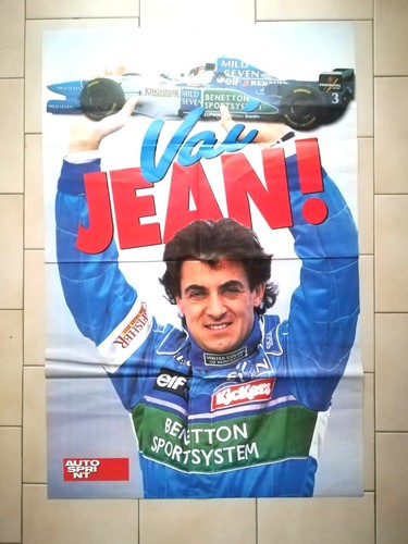 Poster jean alesi sport - jean,