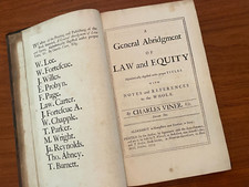 "A General Abridgment of Law
