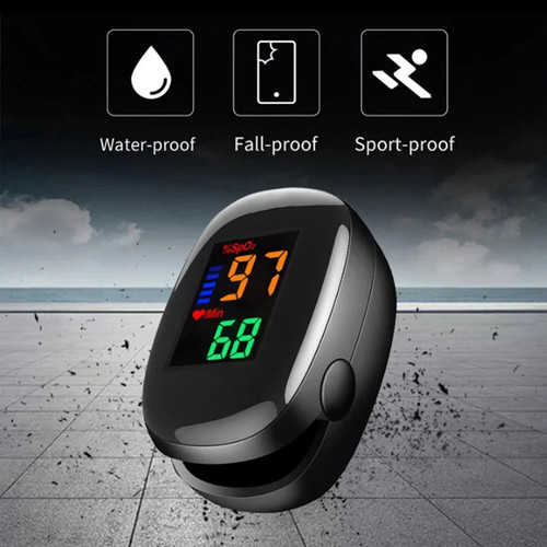 Pulse oximeter finger - finger, clip