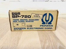 Equalizzatore grafico auto d'epoca Pioneer BP-720 NUOVO/CONFEZIONE ORIGINALE anni 80!