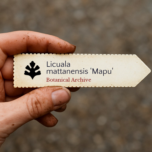 Licuala mattanensis mapu - mattanensis, |